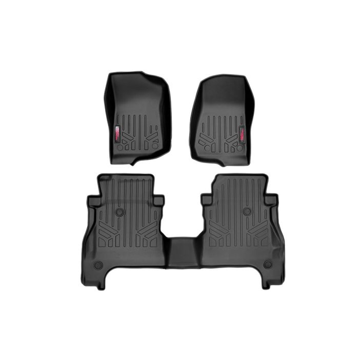 Rough Country  Front & Rear Heavy Duty Fitted Floor Mats for 2020 Jeep Gladiator JT