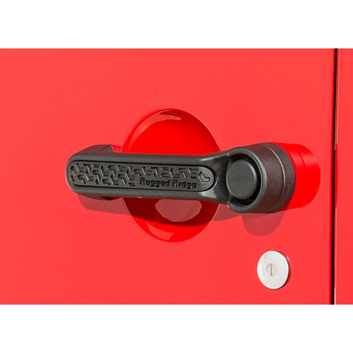 Rugged Ridge  Elite Handle Inserts for 07-18 Jeep Wrangler JK 2-Door