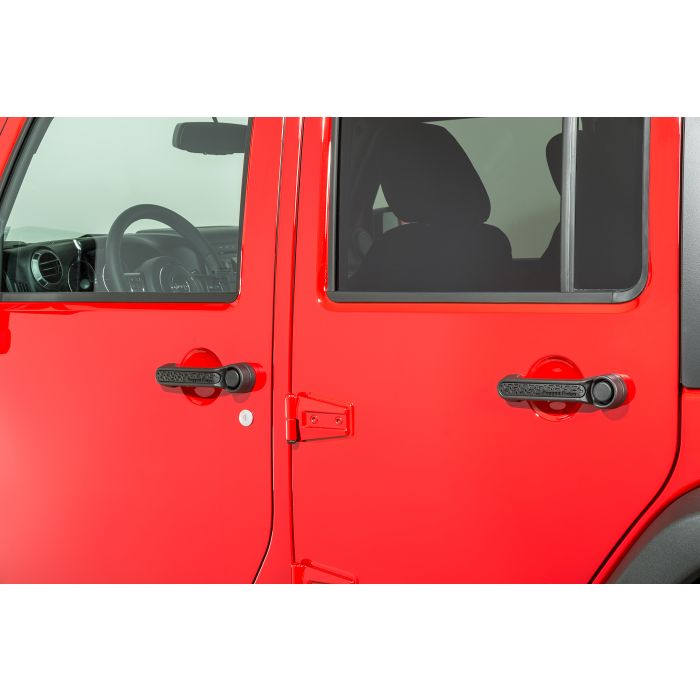 Rugged Ridge  Elite Door Handle Inserts for 07-18 Jeep Wrangler JK 4 Door