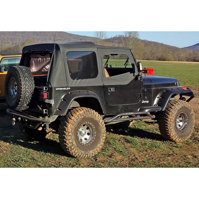 Rugged Ridge 11632.10 All-Terrain 6-Piece 6" Flare Kit for 87-95 Jeep Wrangler YJ