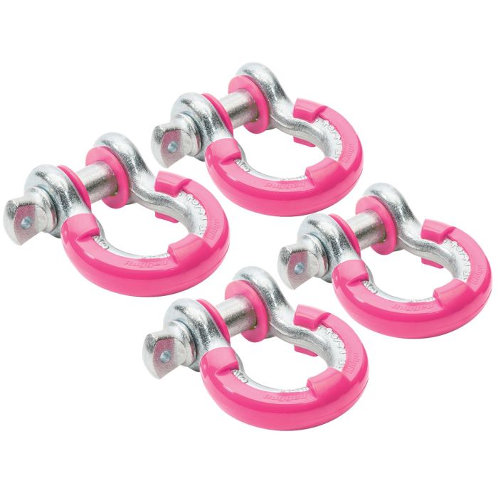 RUR D-RING ISOLATORS 3/4IN PINK 4PK