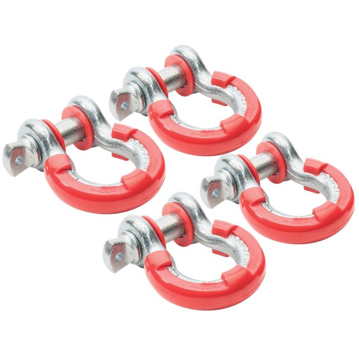 RUR D-RING ISOLATORS 3/4IN RED 4PK
