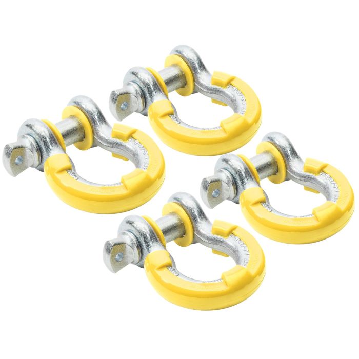 RUR D-RING ISOLATORS 3/4IN YELLOW 4PK