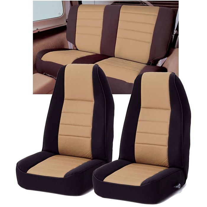 97-02 TJ FR/RR        NEO SEAT COVERS TAN      KIT