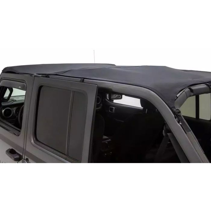 Rugged Ridge 13594.36 Savannah Brief Top in Black Diamond Sailcloth  for 20-21 Jeep Gladiator JT