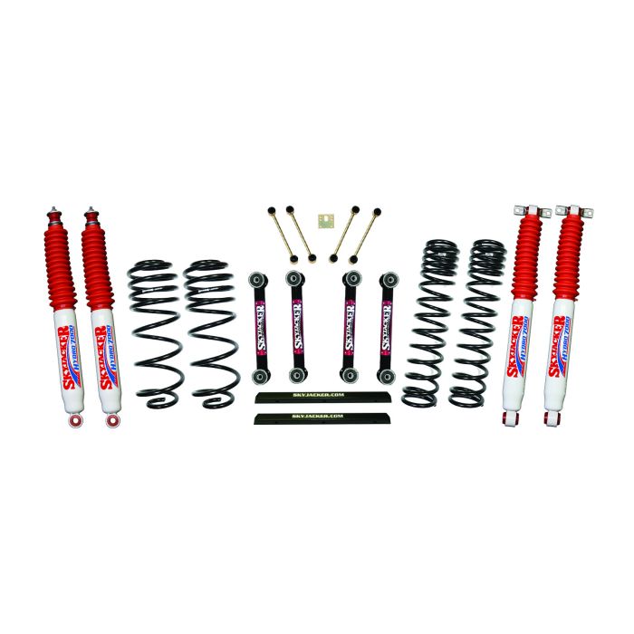 Skyjacker  4in Dual Rate Long Travel Lift Kit for 97-06 Jeep Wrangler TJ