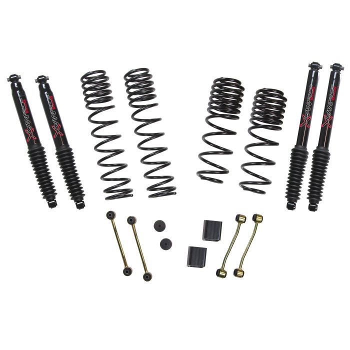 Skyjacker  2.5in Long Travel Lift Kit with Black MAX Shocks for 18-20 Jeep Wrangler JL
