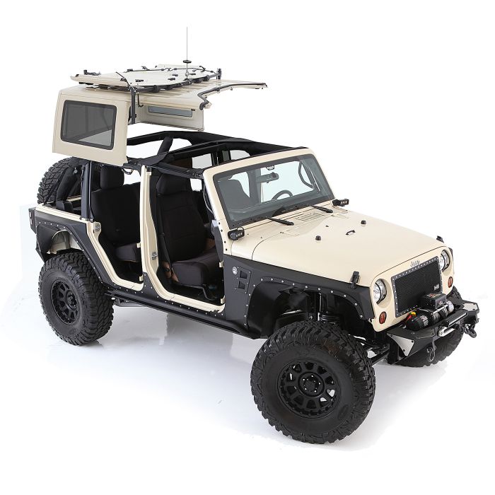 Smittybilt 510001 Hard Top Hoist for 76-18 Jeep CJ-7, Wrangler YJ, TJ JK & JK Unlimited