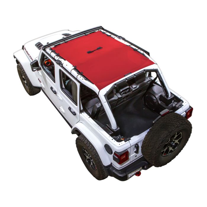 SPIDERWEBSHADE SHADETOP JL 4DR RED