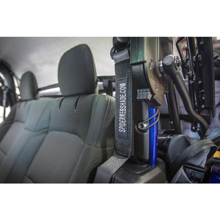 SpiderWebShade  Seatbelt Silencers for 18-20 Jeep Wrangler JL 2-Door