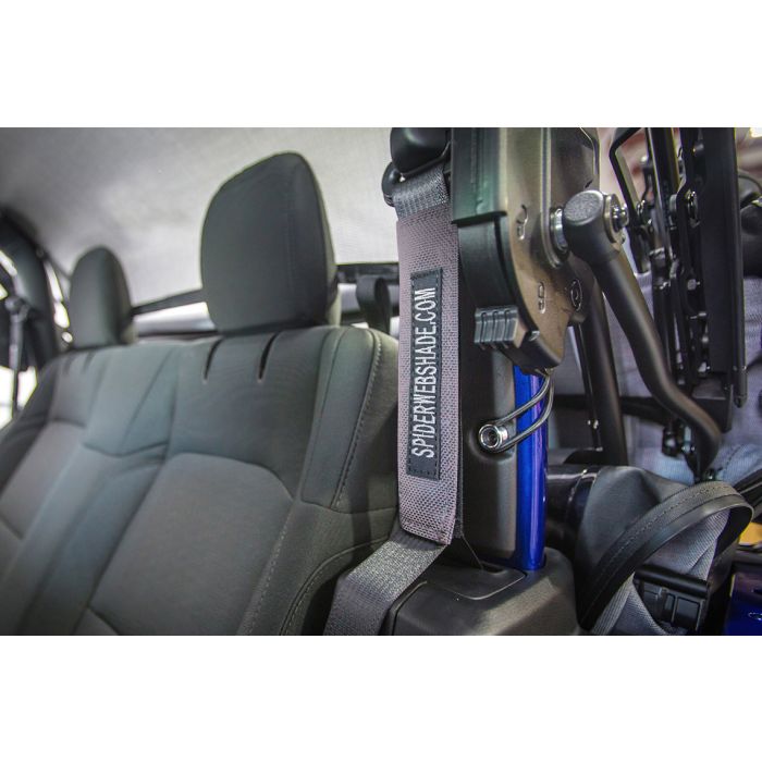 SPIDERWEBSHADE SEATBELT SILENCE JL GRY