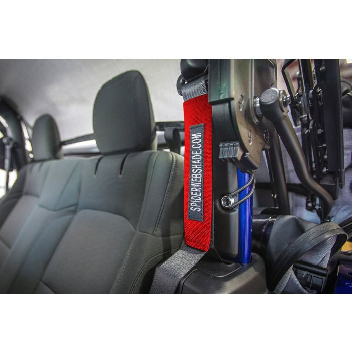 SPIDERWEBSHADE SEATBELT SILENCE JL RED
