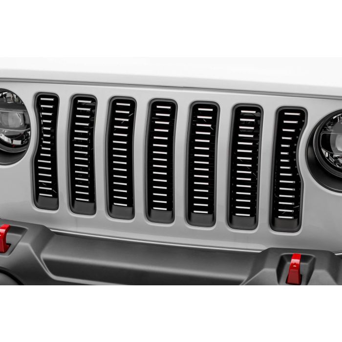 T-Rex 6204933 Billet Tubular 1-Pc Brushed Aluminum Grille  for 18-19 Jeep Wrangler JL