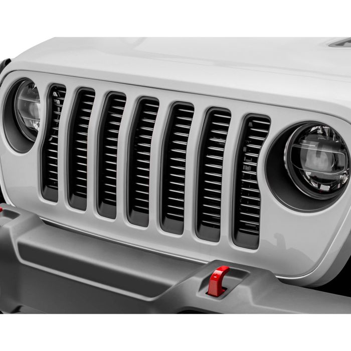 T-Rex 6204946 Billet Tubular 1-Pc Silver Grille  for 18-19 Jeep Wrangler JL
