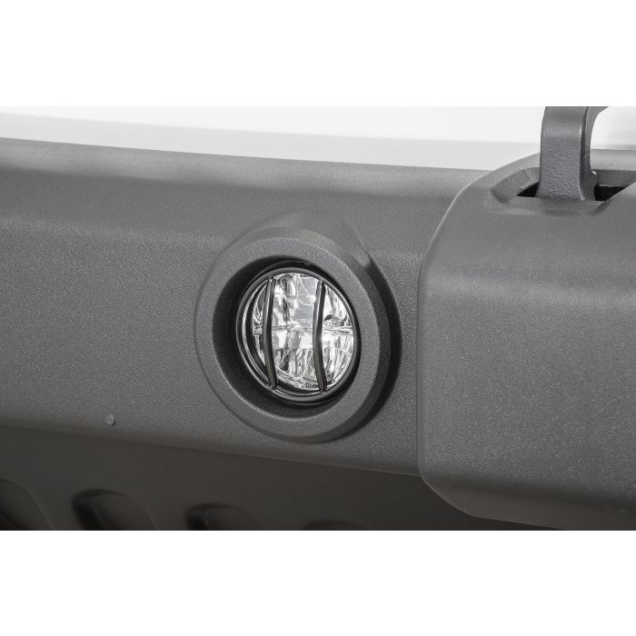 TACTIK  Euro Style Fog Light Guards for 07-18 Jeep Wrangler JK