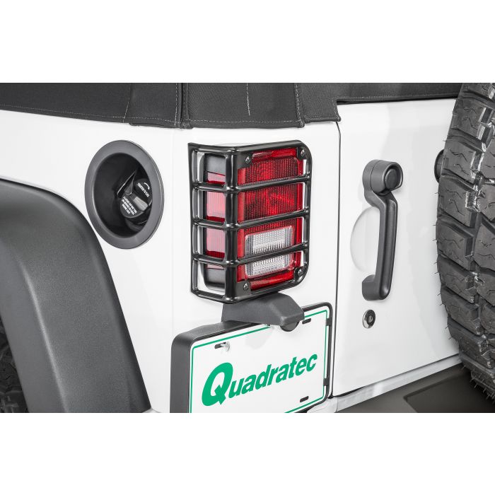 TACTIK  Euro Style Taillight Guards for 07-18 Jeep Wrangler JK