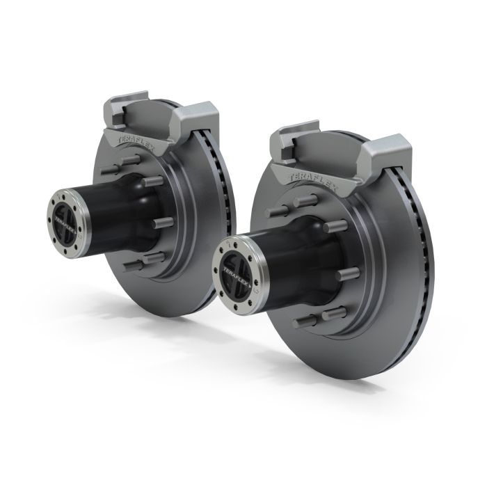 Teraflex  Front Full Float 8-Lug Locking Hub Conversion Kit with Rotors for 07-18 Jeep Wrangler JK