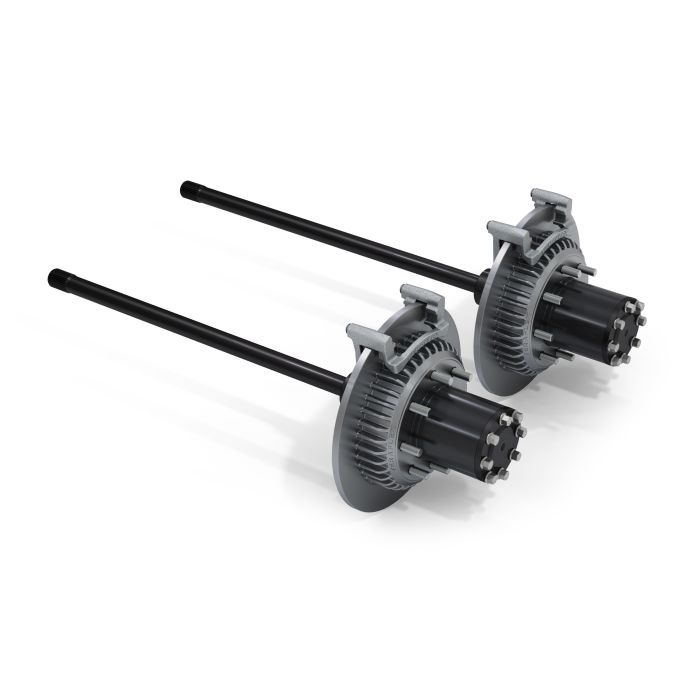 Teraflex  Rear Full Float 32 Spline 8-Lug Conversion with Rotors for 07-18 Jeep Wrangler JK with Rubicon Dana 44