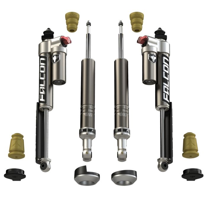 2005+ Toyota Tacoma: 2.25” Sport Tow/Haul Shock Leveling System