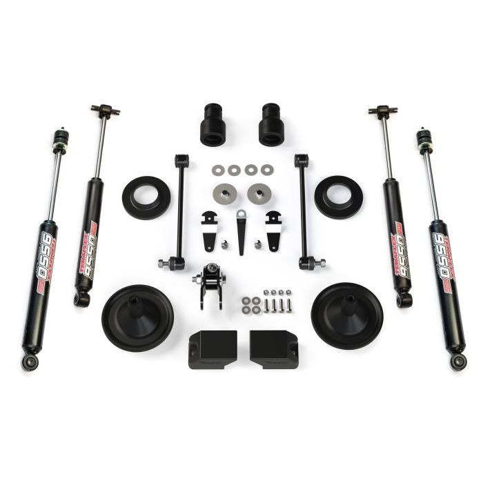 Teraflex 1255200 2.5" Budget Boost with Shocks for 07-18 Jeep Wrangler JK