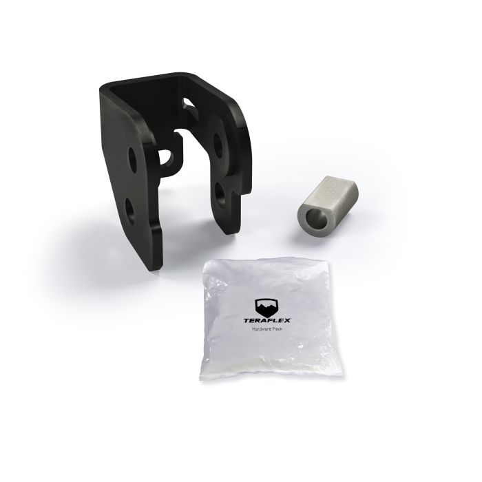Teraflex 1953500 Front Track Bar Bracket Kit for 18-21 Jeep Wrangler JL & Gladiator JT with 4.5" Lift