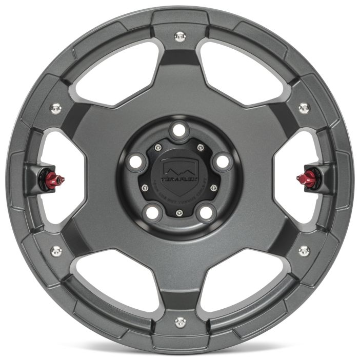 Teraflex  Deluxe Nomad Wheel in Titanium Gray  for 07-24 Jeep Wrangler JL, JK & Gladiator JT