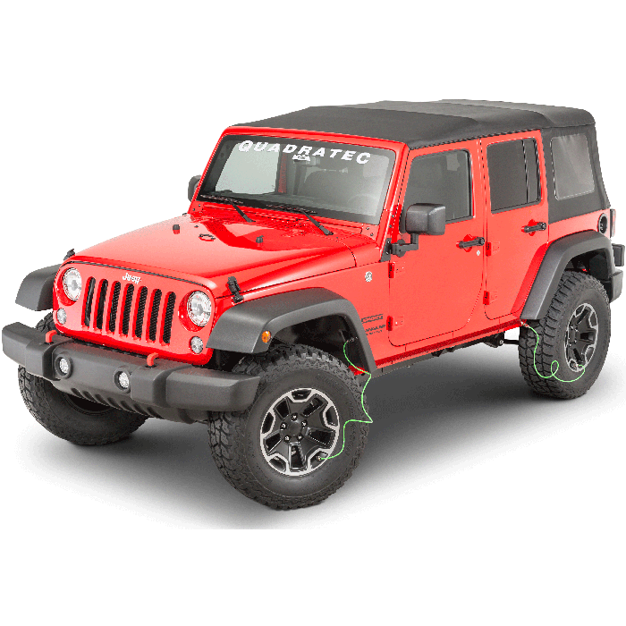 UP DOWN AIR RR ADS SYSTEM WITH ARB JK