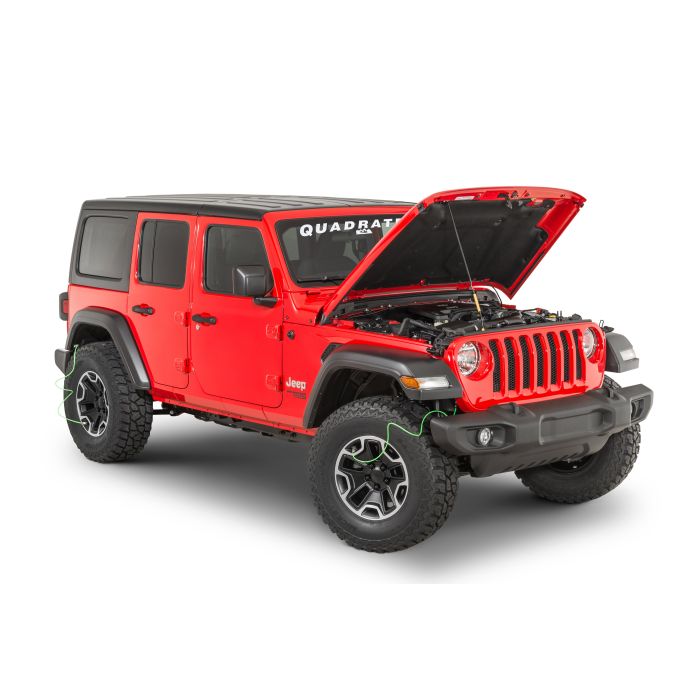 Up Down Air  Air it Up Onboard Air Delivery System with ARB Twin Air Compressor for 18-19 Jeep Wrangler JL 