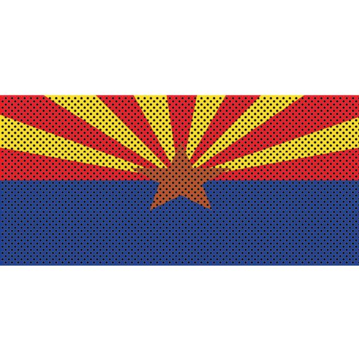UTS JK ARIZONA FLAG GRILL INSERT