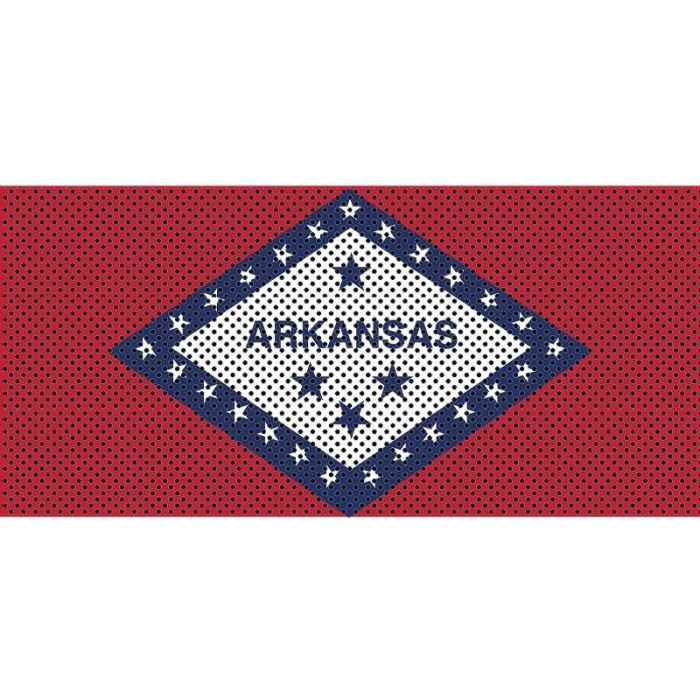 UTS JL ARKANSAS FLAG GRILL INSERT WITH TRAIL CAMERA