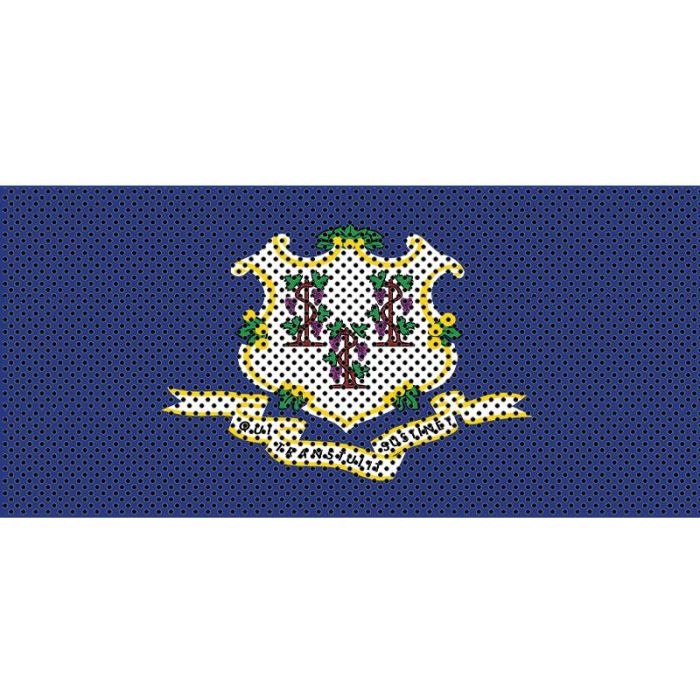 UTS JK CONNECTICUT FLAG GRILL INSERT