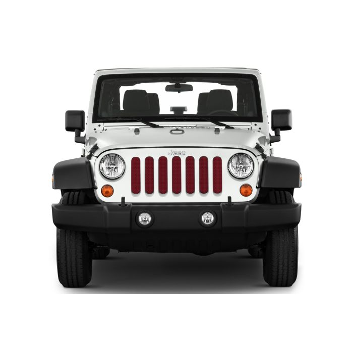 UTS JK DEEP CHERRY RED GRILL INSERT