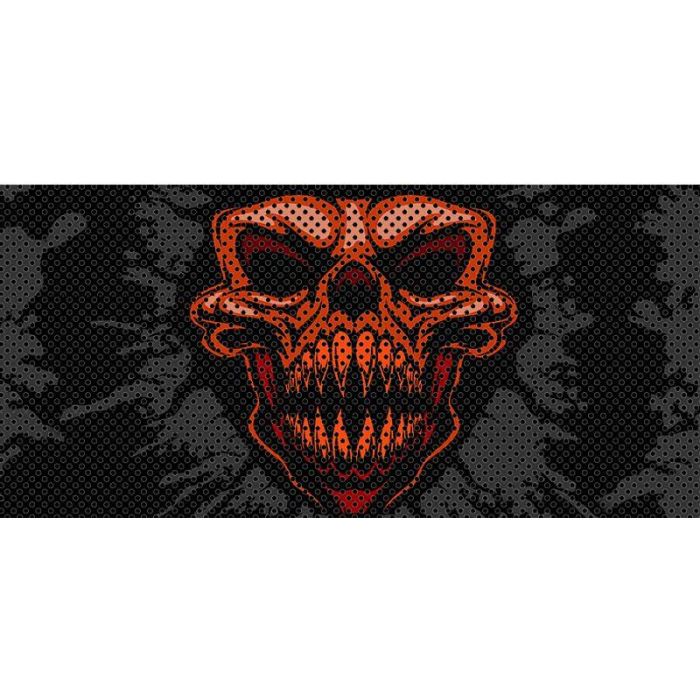 Under The Sun Inserts  Skull Series Grille Insert for 18-21 Jeep Wrangler JL