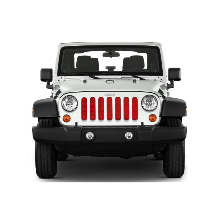 UTS JK FLAME RED GRILL INSERT
