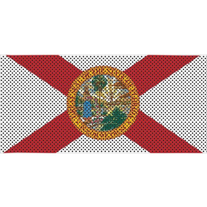 UTS JK FLORIDA FLAG GRILL INSERT