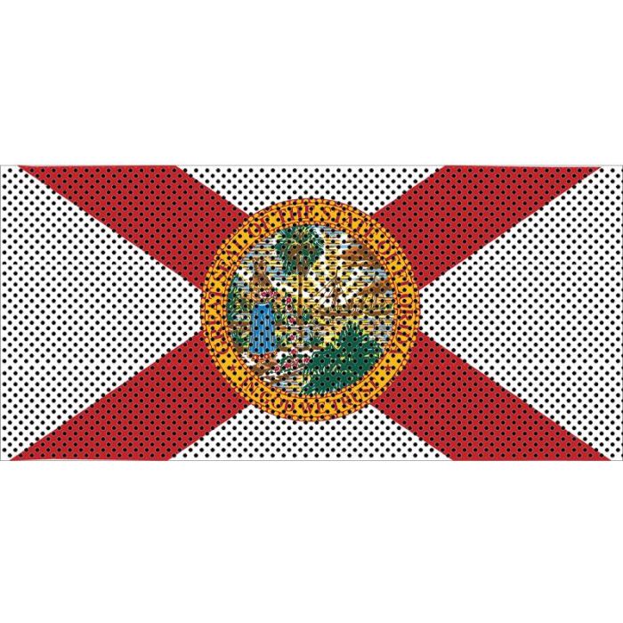 UTS JK FLORIDA FLAG GRILL INSERT