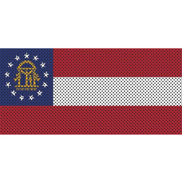 UTS JK GEORGIA FLAG GRILL INSERT