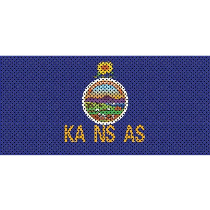 UTS JL KANSAS FLAG GRILL INSERT WITH TRAIL CAMERA
