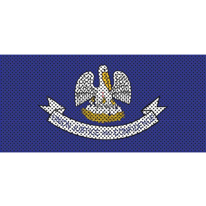 UTS JK LOUISIANA FLAG GRILL INSERT