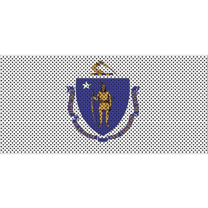 UTS JK MASSACHUSETTS FLAG GRILL INSERT
