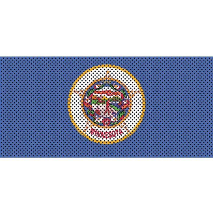 UTS JK MINNESOTA FLAG GRILL INSERT