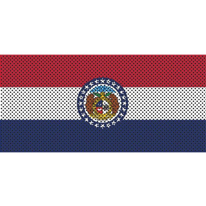 UTS JK MISSOURI FLAG GRILL INSERT