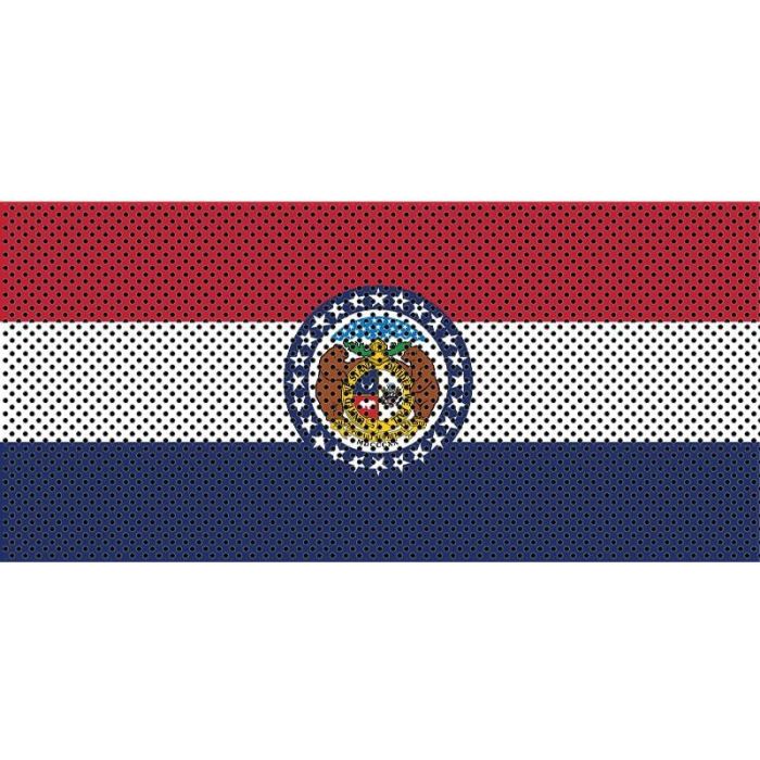 UTS JK MISSOURI FLAG GRILL INSERT