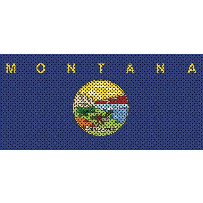 UTS JK MONTANA FLAG GRILL INSERT