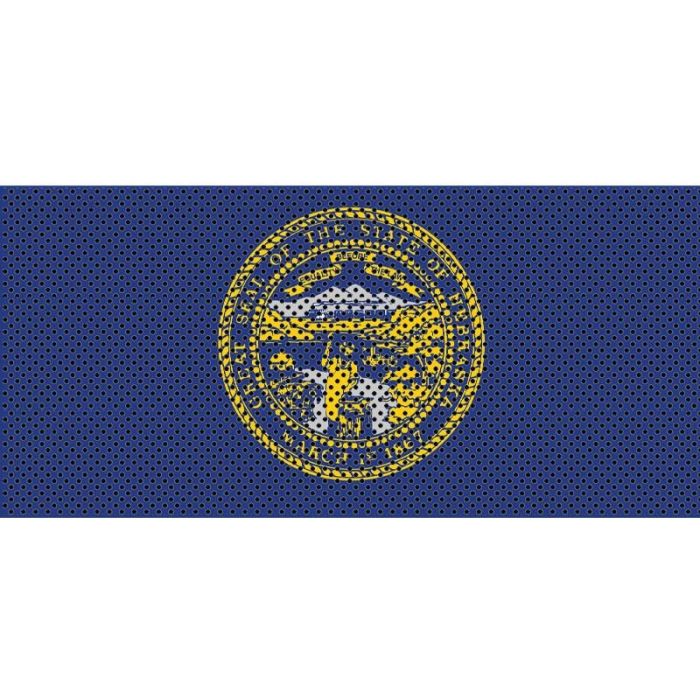 UTS JK NEBRASKA FLAG GRILL INSERT