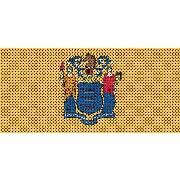 UTS JK NEW JERSEY FLAG GRILL INSERT