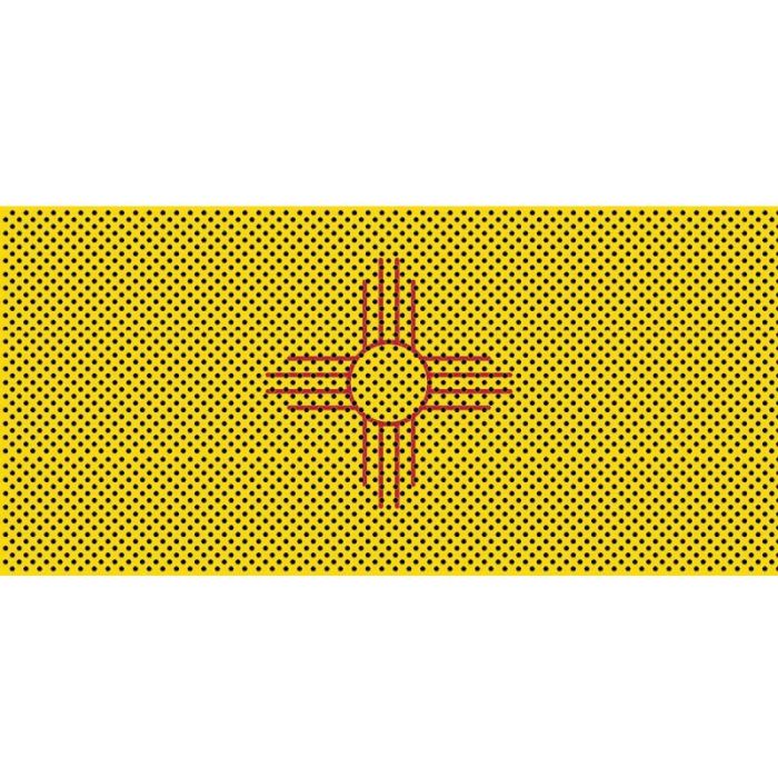 UTS JK NEW MEXICO FLAG GRILL INSERT