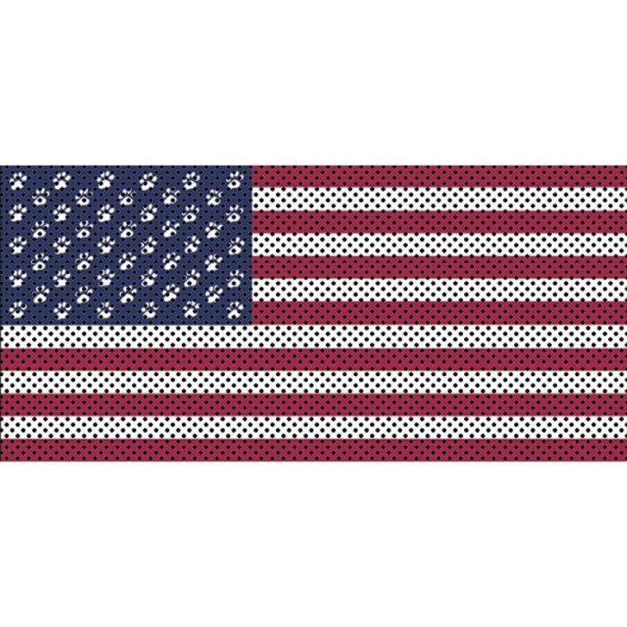 UTS JK PAWS OLD GLORY GRILL INSERT