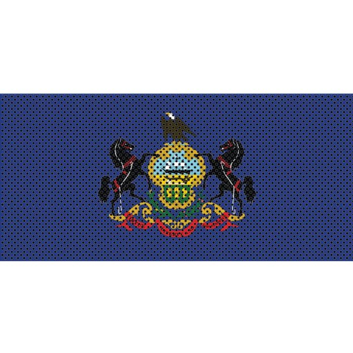 UTS JK PENNSYLVANIA FLAG GRILL INSERT