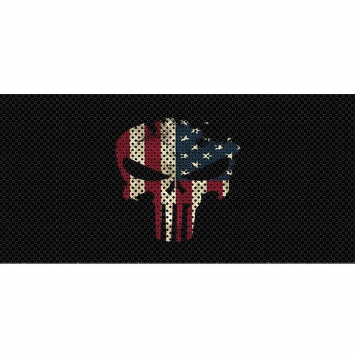 UTS JL PUNISHER OLD GLORY GRILL INSERT WITH TRAIL CAMERA